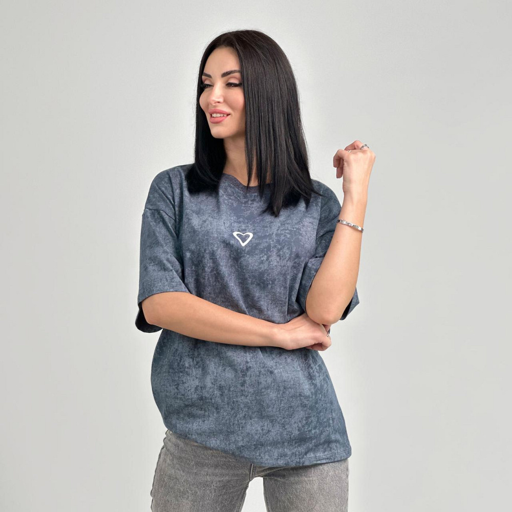 Базовая футболка с принтом 