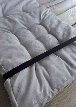 Подушка для стільців (50x120х8 см) подвійна Decorator Sawana колір світло-сірий 84-139 Київ