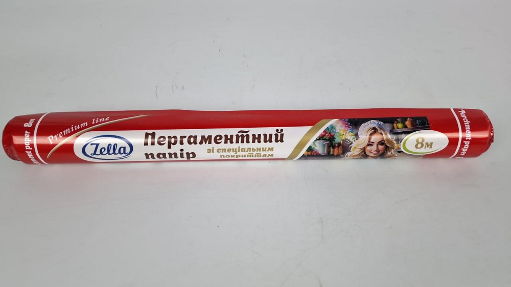 Пергамент для випікання (8 м*38 см) Zella білий силіконовий (1 рул) Харків - фото 4