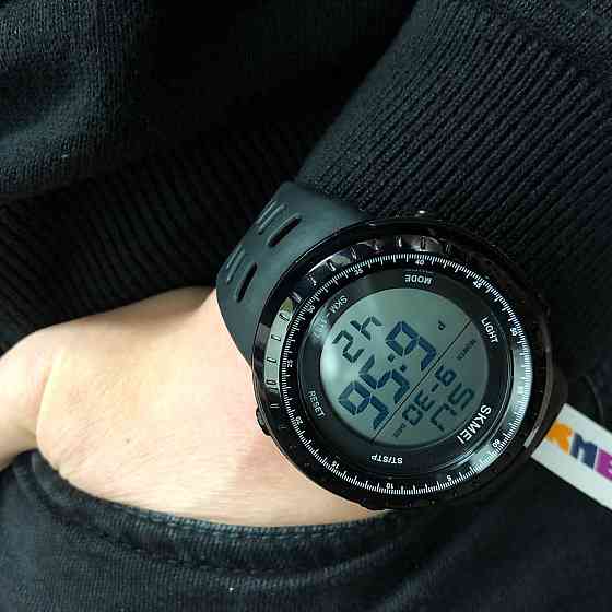 Часы мужские для плавания SKMEI 1167BK, Бюджетные спортивные часы Военные спецслужб DV-87 Львов