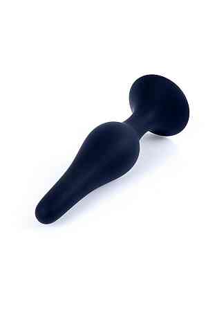 Анальна пробка - Silicone Black Plug M Sex Aura Київ