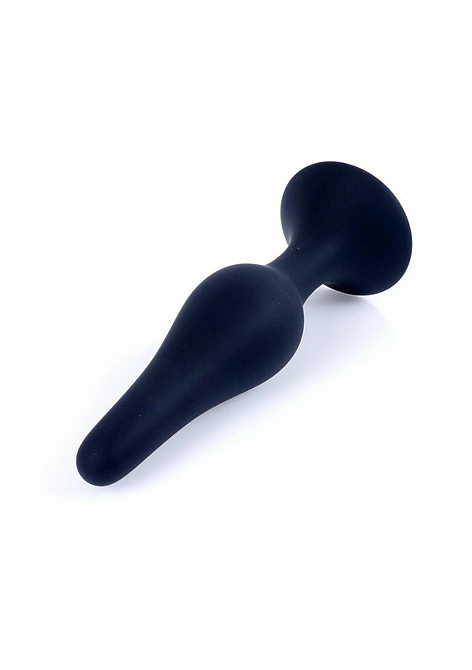 Анальна пробка - Silicone Black Plug M Sex Aura Київ - фото 3