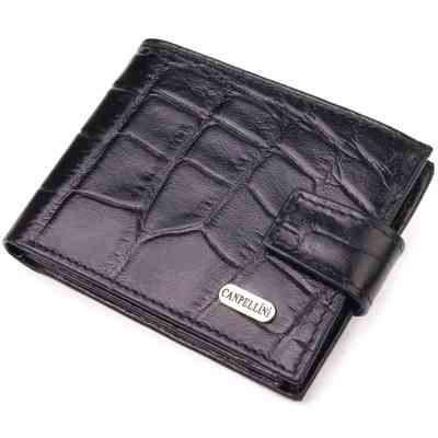 Кошелек Canpellini Из натуральной кожи Черный (21511) Винница