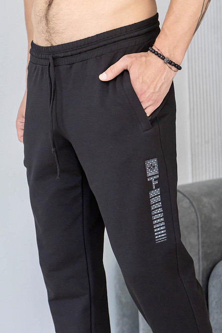 Штани джогери чоловічі TotalFit EM1 XL, Чорний Київ - фото 4