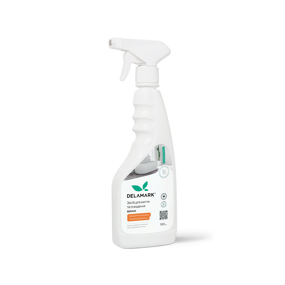 Засіб для миття ванної кімнати жасмин та апельсинова квітка DeLaMark 0,5 л Київ - фото 1