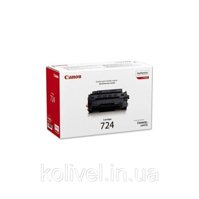 Картридж Canon 724 black (6K) LBP-6750dn (3481B002) Київ - фото 1