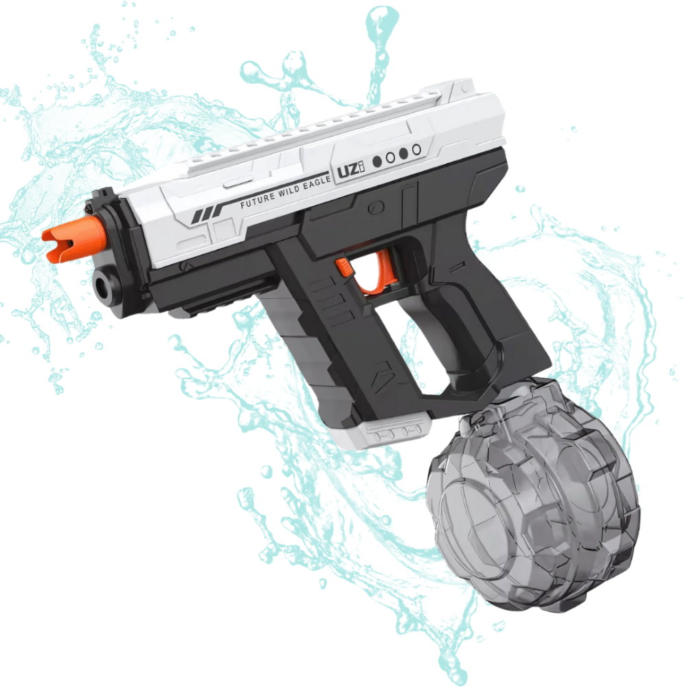 Водний пістолет, електричний бластер для дітей, водний пістолет з автоматичним наповненням водою, чорний Кам'янець-Подільський - фото 7