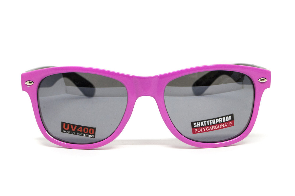 Окуляри захисні відкриті Swag Hipster-B Pink (Flash mirror), дзеркальні cірі Запорожье - изображение 3