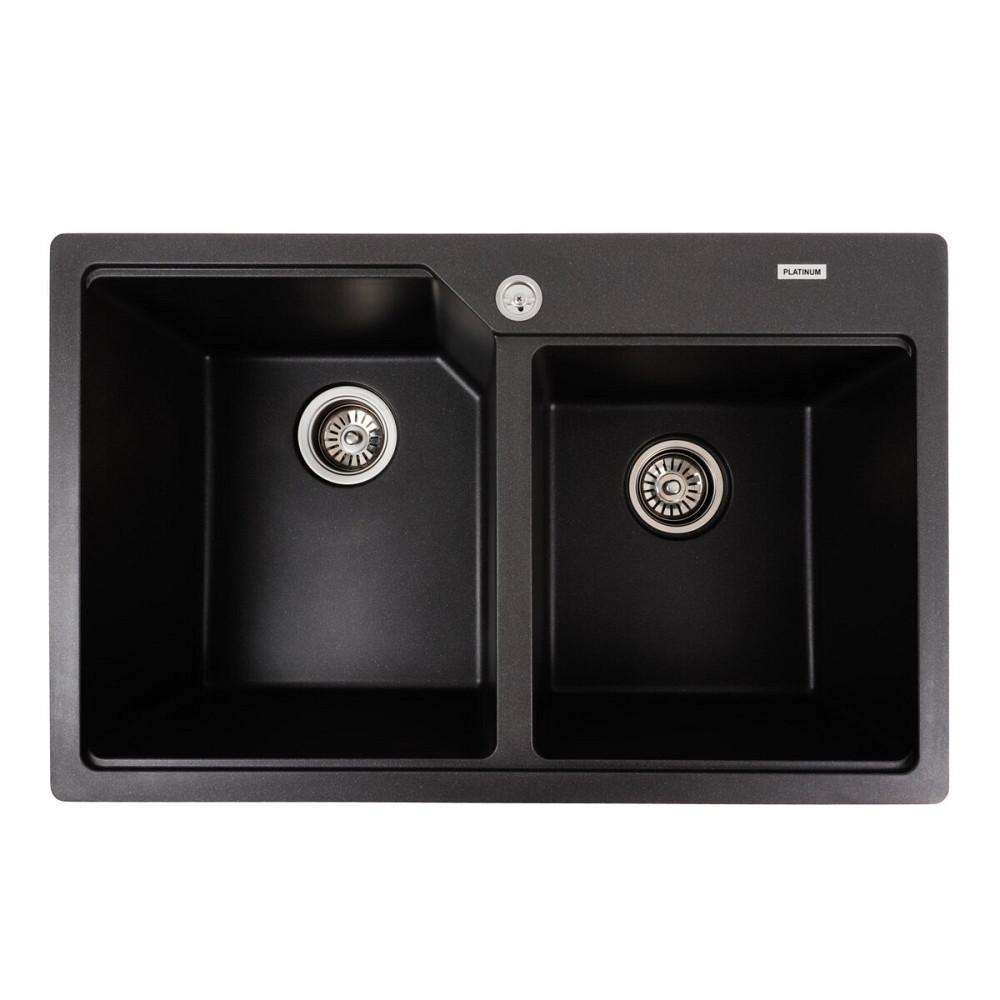PLATINUM Гранітна мийка для кухні Platinum 7850 HARMONY матовий Моріон Київ - фото 1