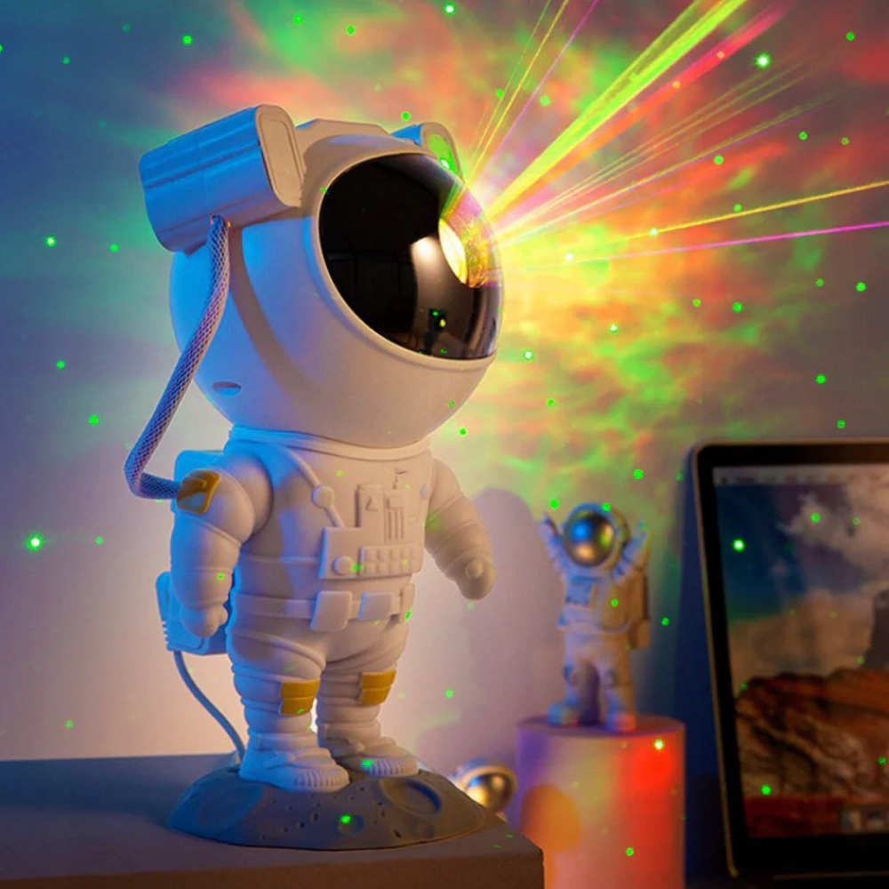 Ночник проектор звездного неба Астронавт от USB + пульт / Детский ночник-светильник / Ночник звездное небо Киев - изображение 7