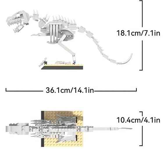 Конструктор Тиранозавр Рекс 328 блоків Лего Динозавр. Харків