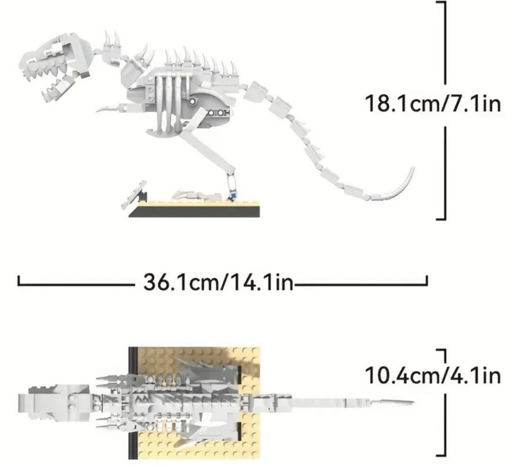 Конструктор Тиранозавр Рекс 328 блоків Лего Динозавр. Харків - фото 6