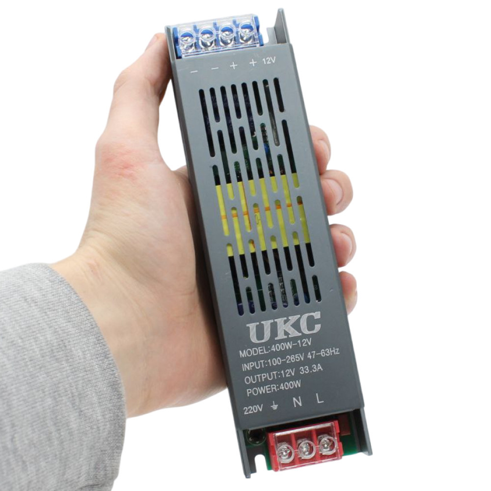 Блок живлення 12V,35A,METAL Long SBR Київ - фото 1