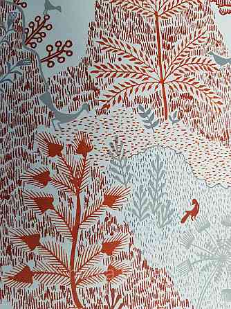 Шпалери флізелінові еко Khroma Zoom Bahia 0.53х10.05 м дерева кущі тварини риби абстракція різні кольори Київ