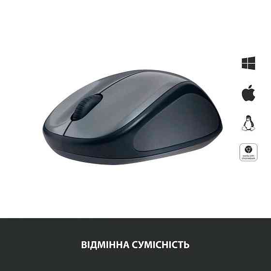 Миша бездротова Logitech M235 Grey (910-002201) Сірий Харків