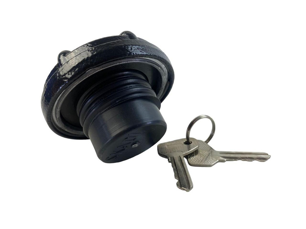 Крышка бака 2108-21099, 2110-2112, 2113-2115 с ключом металл (крышка бензобака) топливного Мукачево - изображение 2