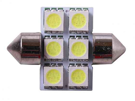 Лампа діодна SV8.5-8 (біла, 6 кристалів) AMG Киев
