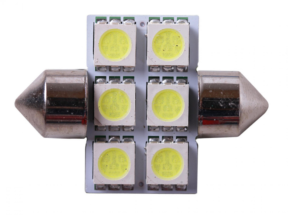 Лампа діодна SV8.5-8 (біла, 6 кристалів) AMG Киев - изображение 1
