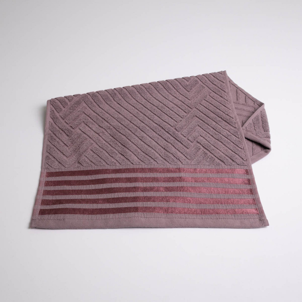 Набор махровых полотенец SOFT 3шт GM Textile 50х90см, 50х90см, 70х140см 500г/м2 (Виноградный) Сумы - изображение 7