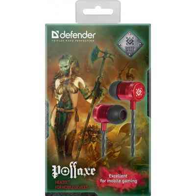 Наушники Defender Pollaxe Black-Red (64453) Винница
