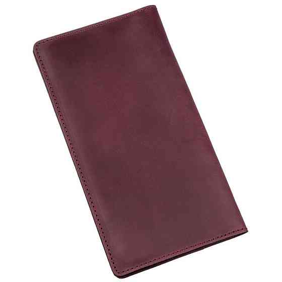 Бумажник женский на кнопках кожаный матовый SHVIGEL 16196 Бордовый Киев