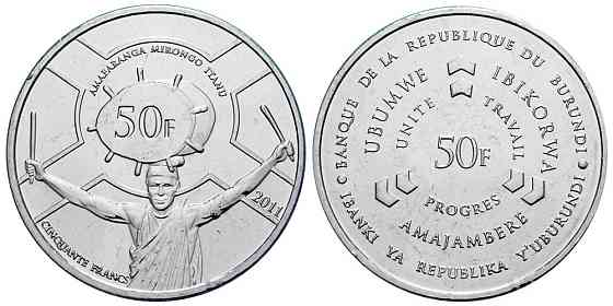 Burundi Бурунді 50 Francs 2011 UNC Полтава