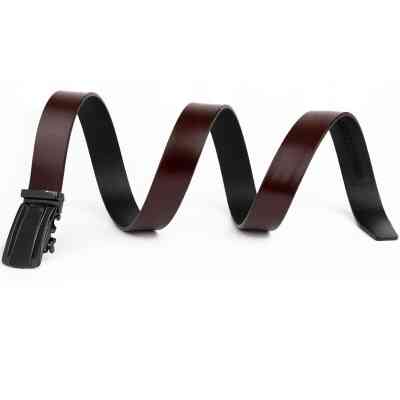 Ремень Vintage Мужской с затемненной пряжкой автомат Коричневый (20296) Винница