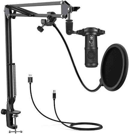 Студійний мікрофон GM07-2 зі штативом і попфільтром Київ