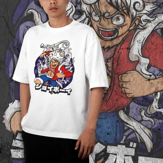 Футболка для підлітка хлопчика з принтом Ван Пис Gomu gomu Fruit WE Розмір 160 Anime10214 Дніпро