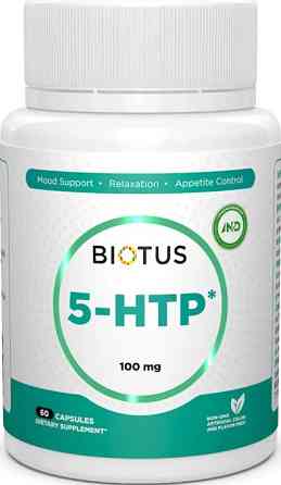 5-HTP (5-гидрокситриптофан) Biotus 5-HTP 100 мг 60 капс Киев