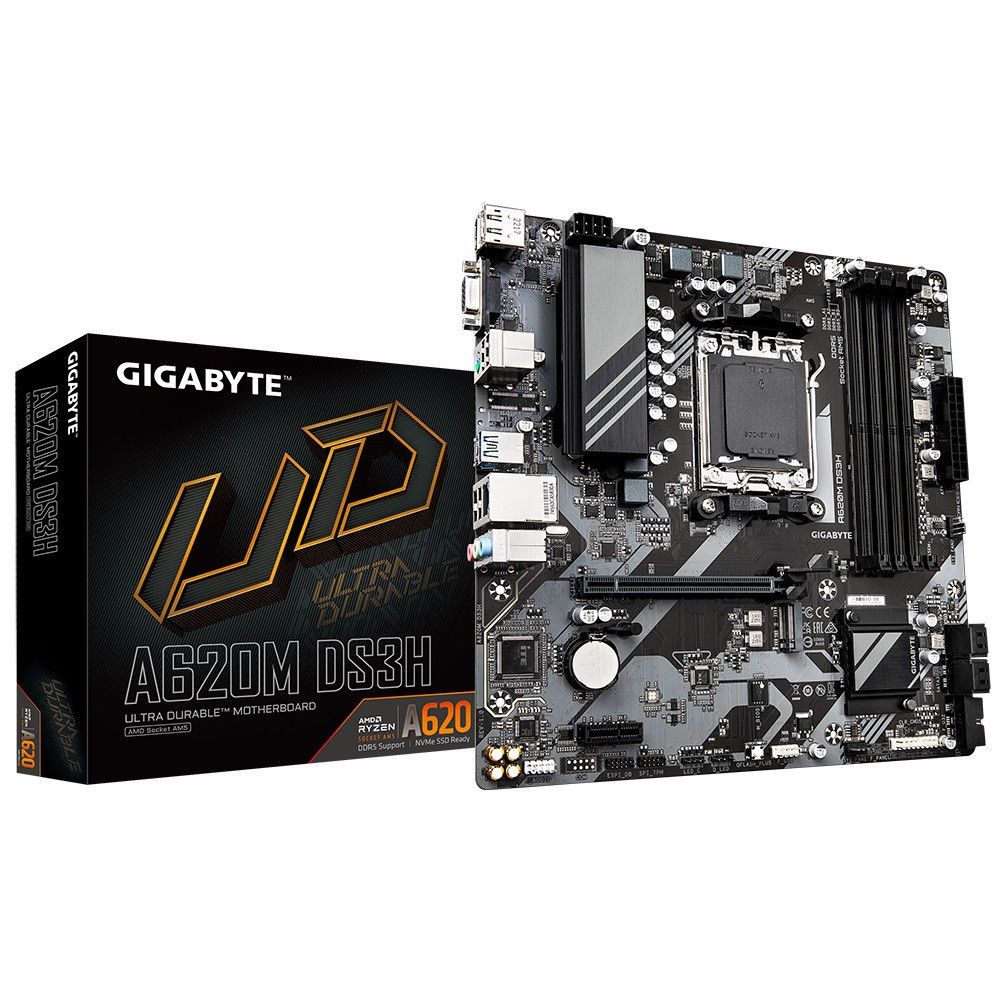 Материнська плата Gigabyte A620M DS3H Socket AM5 microATX Харьков - изображение 1