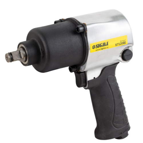 Гайковерт пневматичний посилений 1/2" 640Нм + маслянка + насадки 10шт. + кейс SIGMA Житомир - фото 9