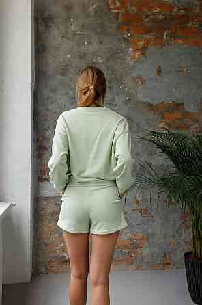 Спортивний костюм із шортами жіночий Оливковий XS/S Харків