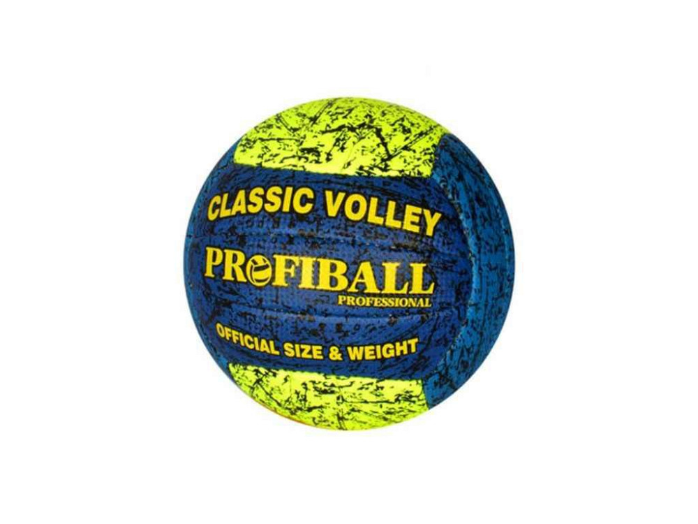 Мяч волейбольный PU вес 280г синий официальный размер 1131ABC ТМ METR Киев - изображение 1