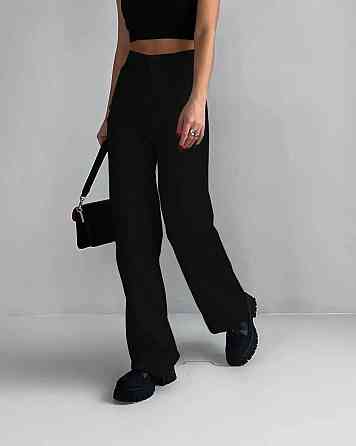 Брюки-палаццо з джинс-бенгаліну "Grape" оптом | Розпродаж моделі Київ