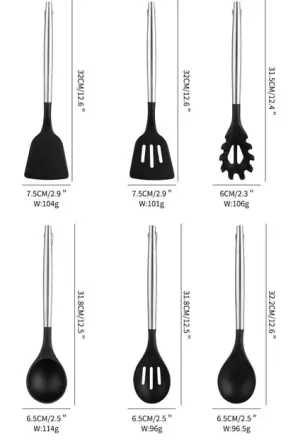 Набор кухонных принадлежностей 20 предметов с тройной подставкой Коломия