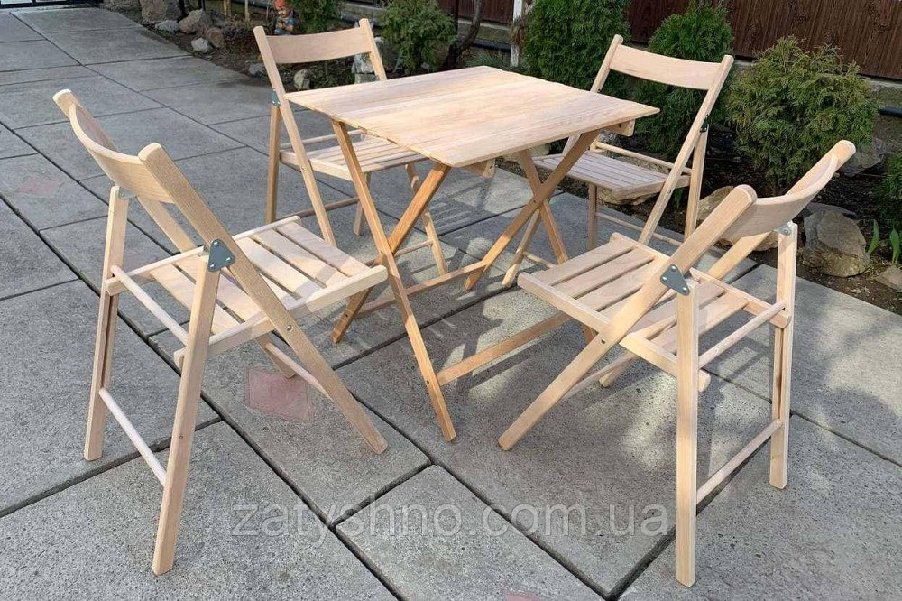 Набор складной мебели из бука Киев - изображение 9