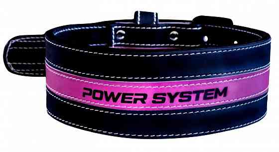 Пояс для важкої атлетики Power System PS-3870 Girl Power Black/Pink S Каменское