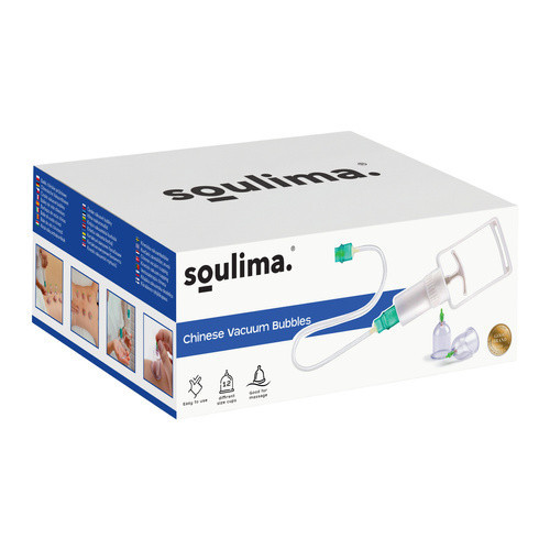 Набор китайских вакуумных банок для массажа без огня 12 шт с помпой Soulima (27292) Нововолынск - изображение 8