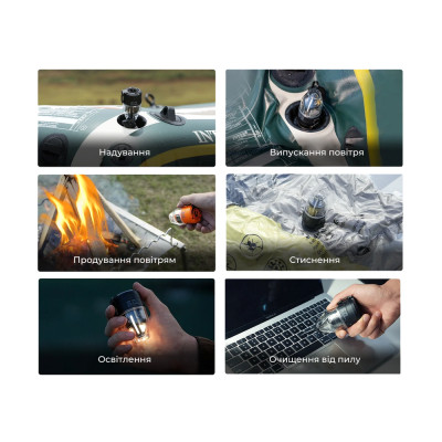 Ліхтар Flextail Max Pump 3 з функцією насосу чорний (MP3G650-BK-i) Вінниця - фото 7