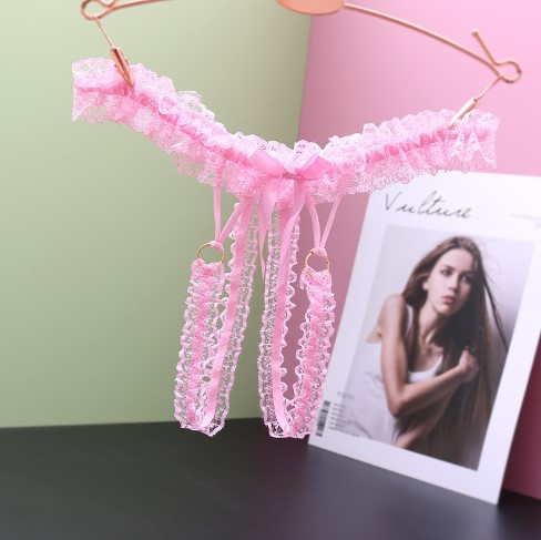 Труси з розрізом рожеві унісекс - розмір універсальний, резинка до 102см Київ - фото 1