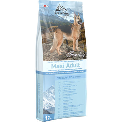 Сухий корм для собак Carpathian Pet Food Maxi Adult 12 кг (4820111140701) Вінниця - фото 1