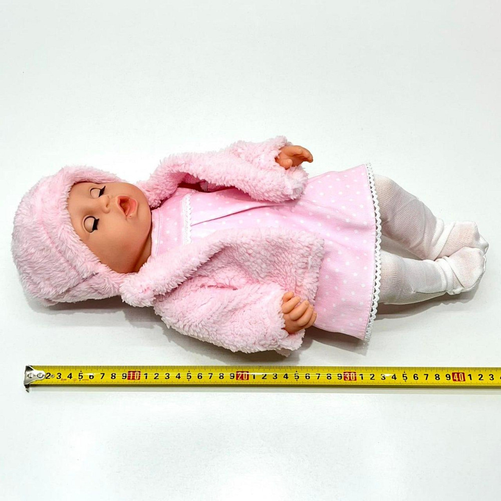 Пупс функціональний Чудо Малюк 8 функцій 9 аксесуарів у комплекті 43см Рожевий (BL242A-DM-UA) Чернигов - изображение 8