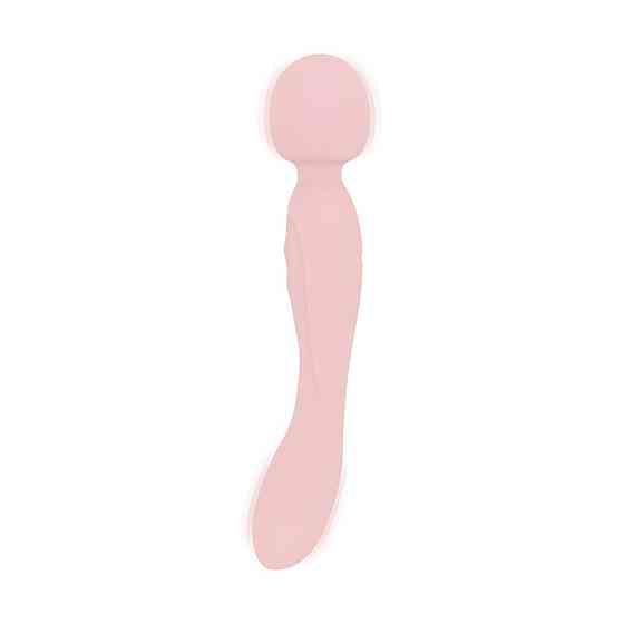 Вібромасажер Good Vibes Only - SIMI Double-Sided Wand Vibrator Soft Silicone - Pink Sex Aura Київ