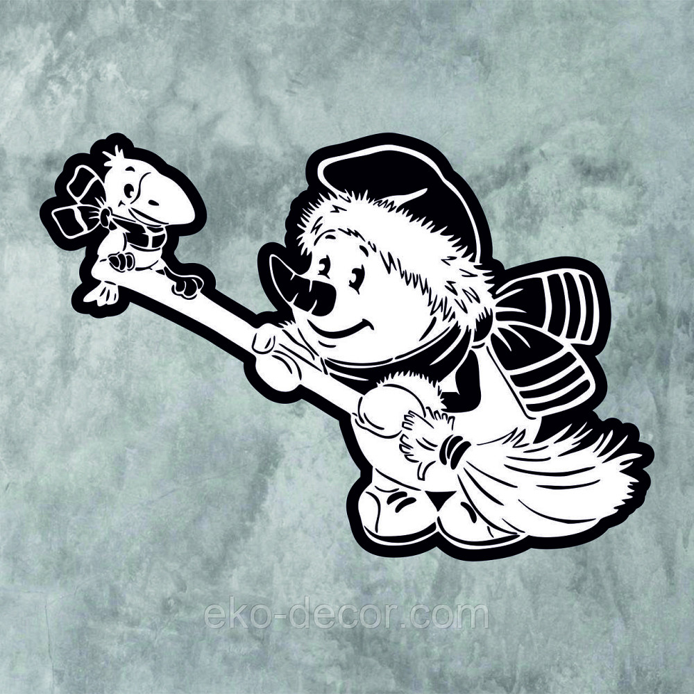 Декоративне настінне Панно «Сніговик», Декор на стену Київ - фото 7