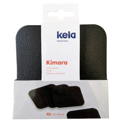 Подставка под горячее Kela Kimara під чашку 10х10 см, 4 шт, коричневі (12092) Винница - изображение 3