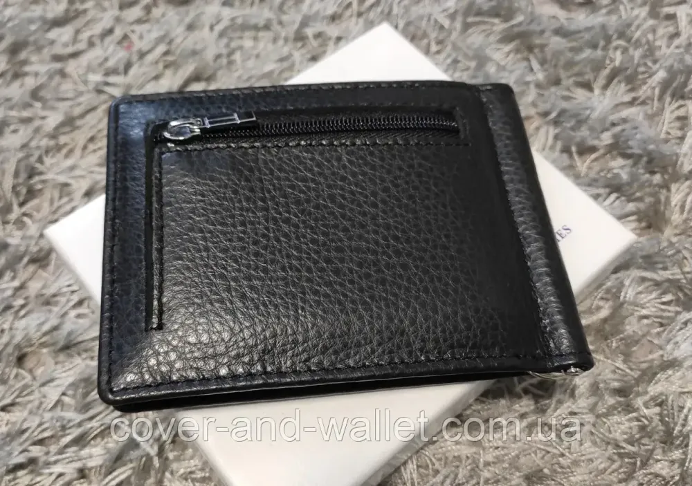Чоловічий шкіряний затиск для грошей і карток Marco Coverna M102 ST Leather Київ - фото 8