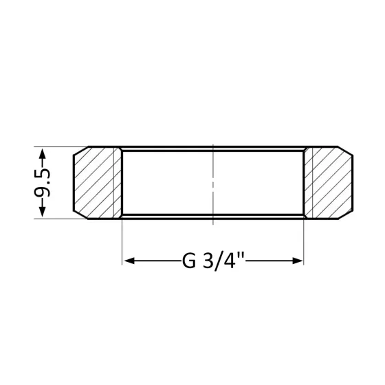 Контргайка Thermo Alliance Standart 3/4" SD40120 Київ