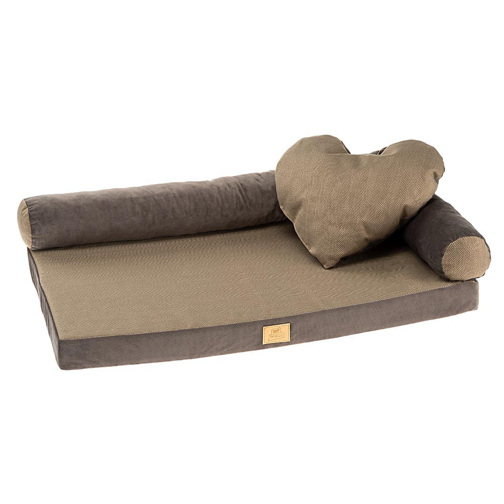 Мягкое место-лежак для собак Ferplast Tommy (Ферпласт Томми) 65 x 40 x h 16 см - 65, Коричневый Запорожье - изображение 1