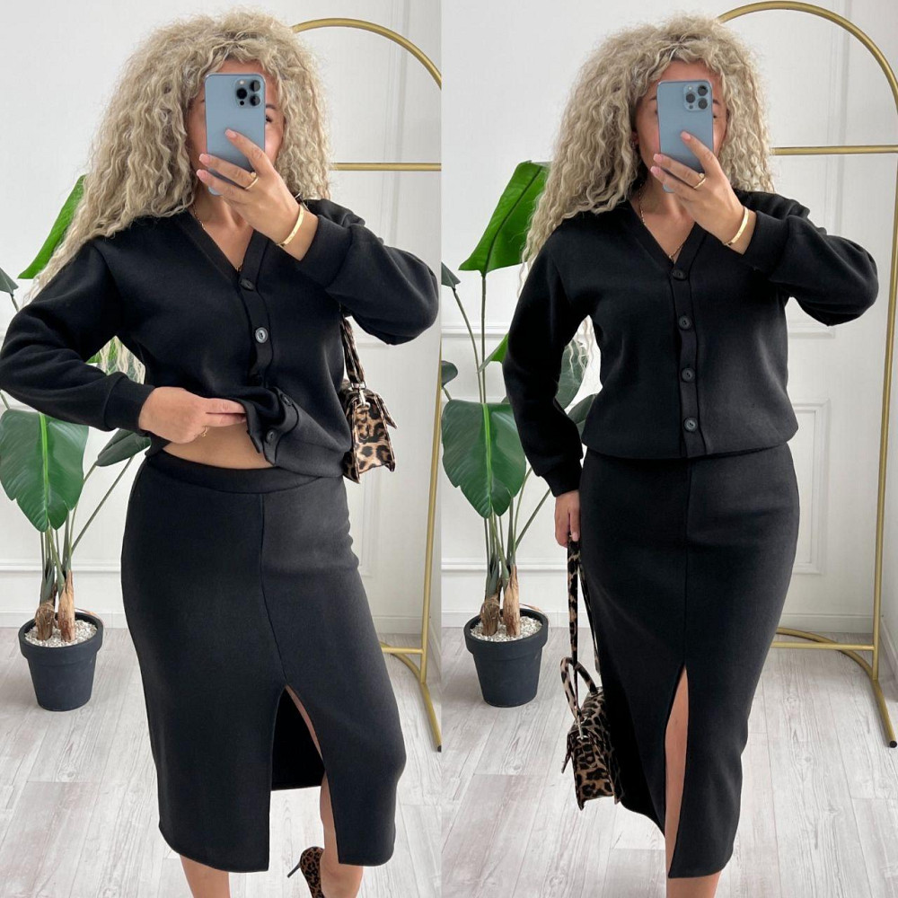 Женский невероятный костюм кардиган+юбка ангора вязка на трикотаже Одесса - изображение 10